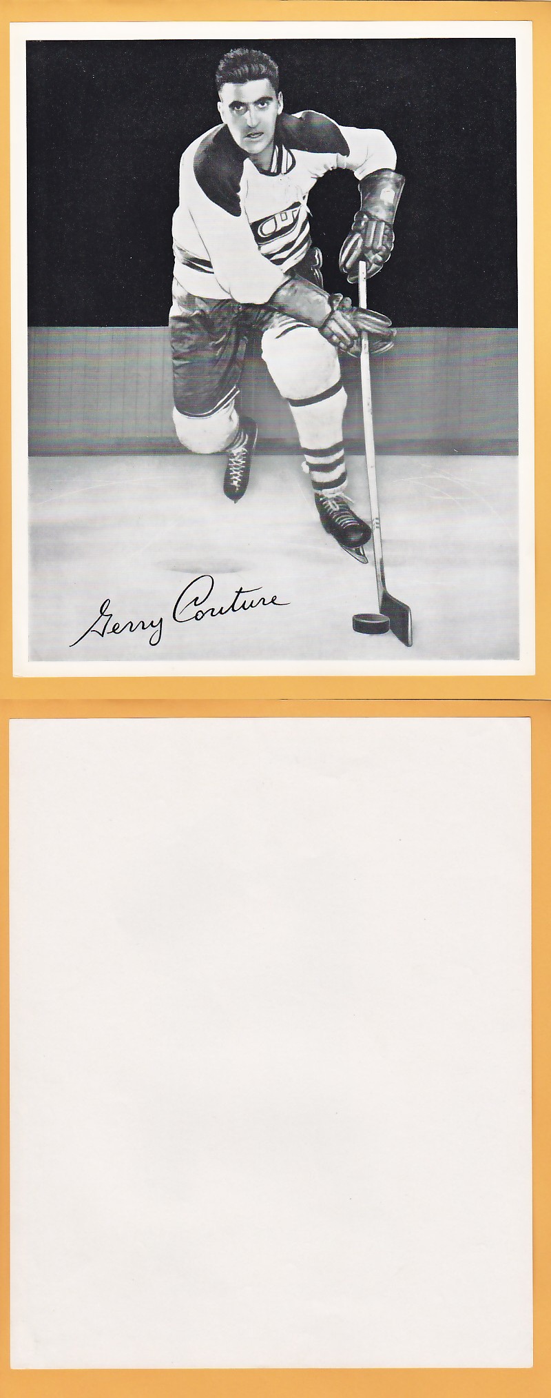 1945-54 QUAKER OATS PHOTO GERRY COUTURE photo 1945-54 QUAKER OATS PHOTO GERRY COUTURE photo